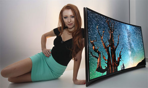 Samsung görbített OLED tv